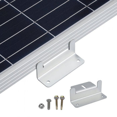 z brackets for flat surface solar panels